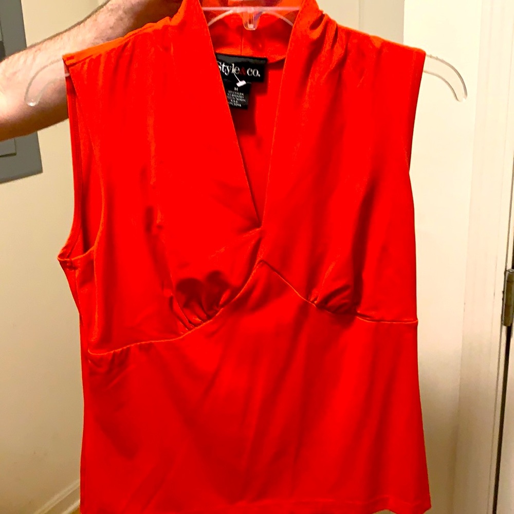 Style & co. Orange top
